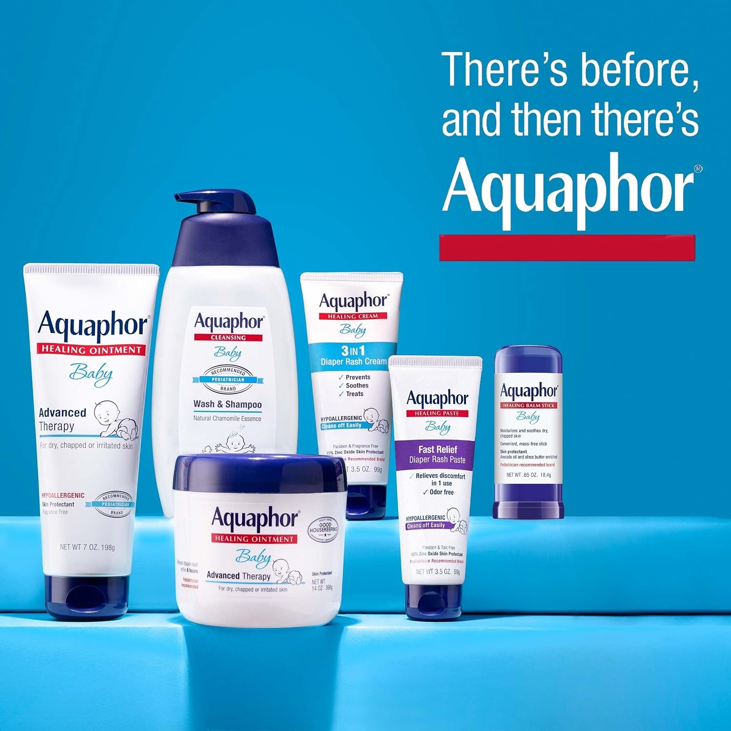 image:imageAquaphor Baby Body Wash and Shampoo Gentle Formula 244 FL OZ254 Fl Oz Pack of 12