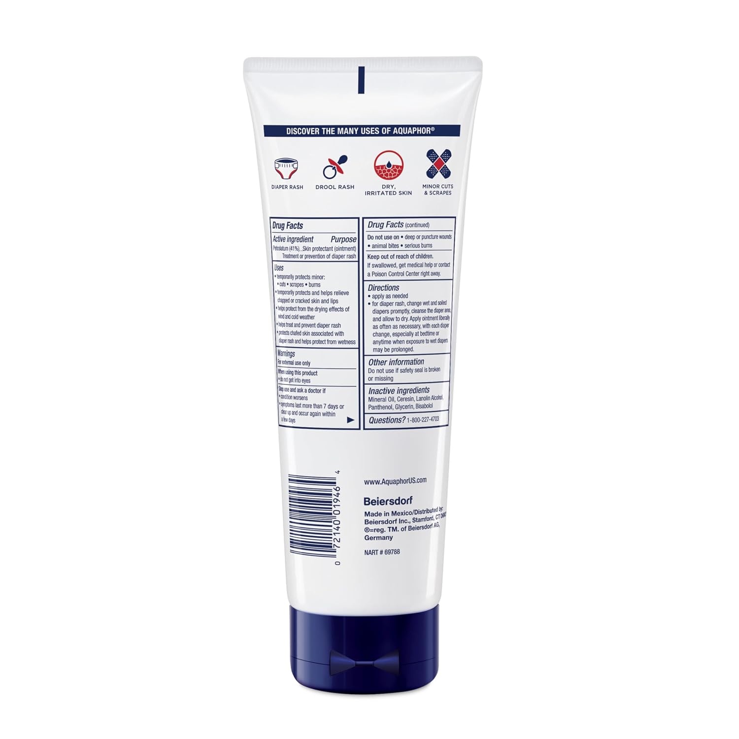 image:imageAquaphor Baby Healing Ointment for Diaper Rash and More 14 OZ7 Ounce Pack of 12