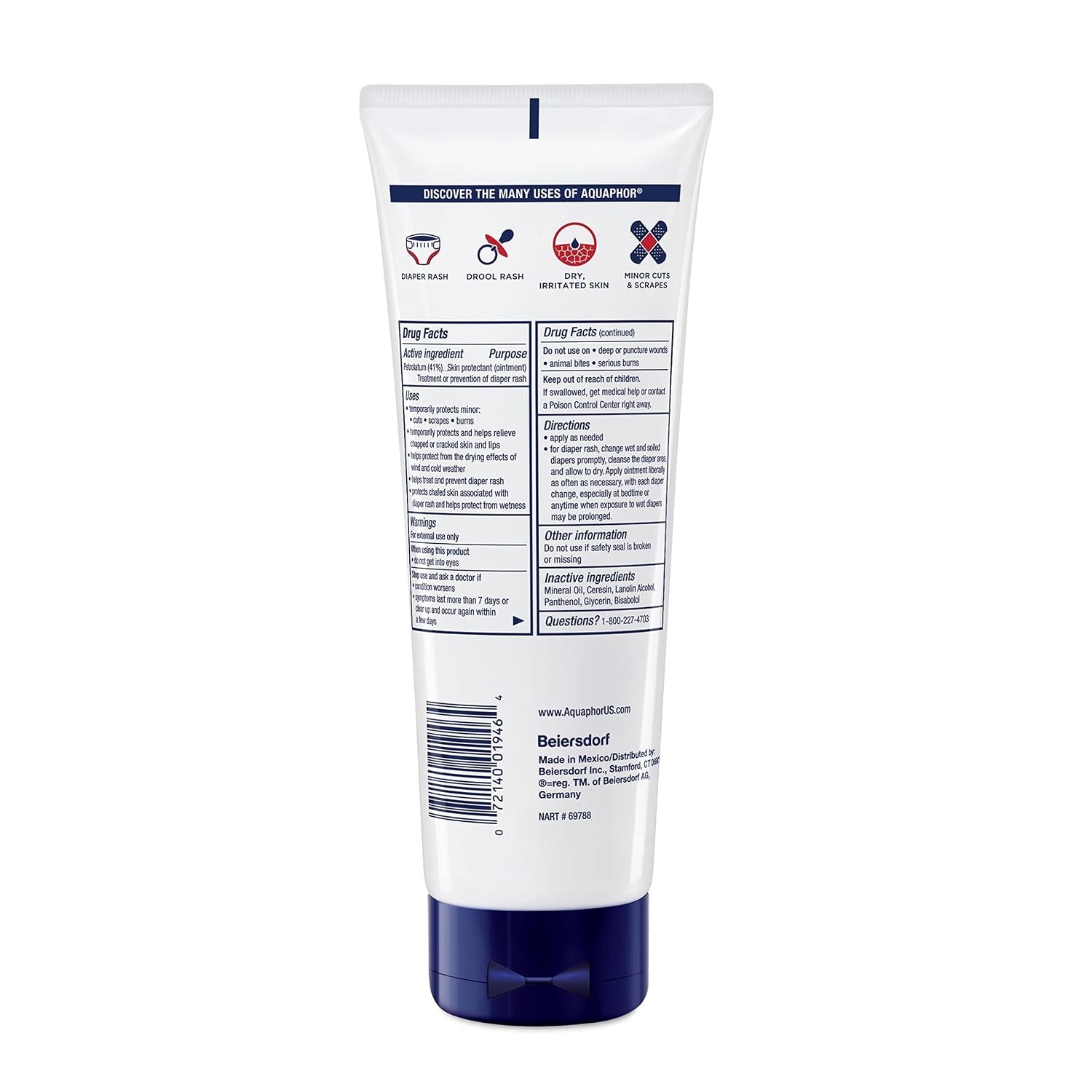 image:imageAquaphor Baby Healing Ointment for Diaper Rash and More 14 OZ7 Ounce Pack of 12