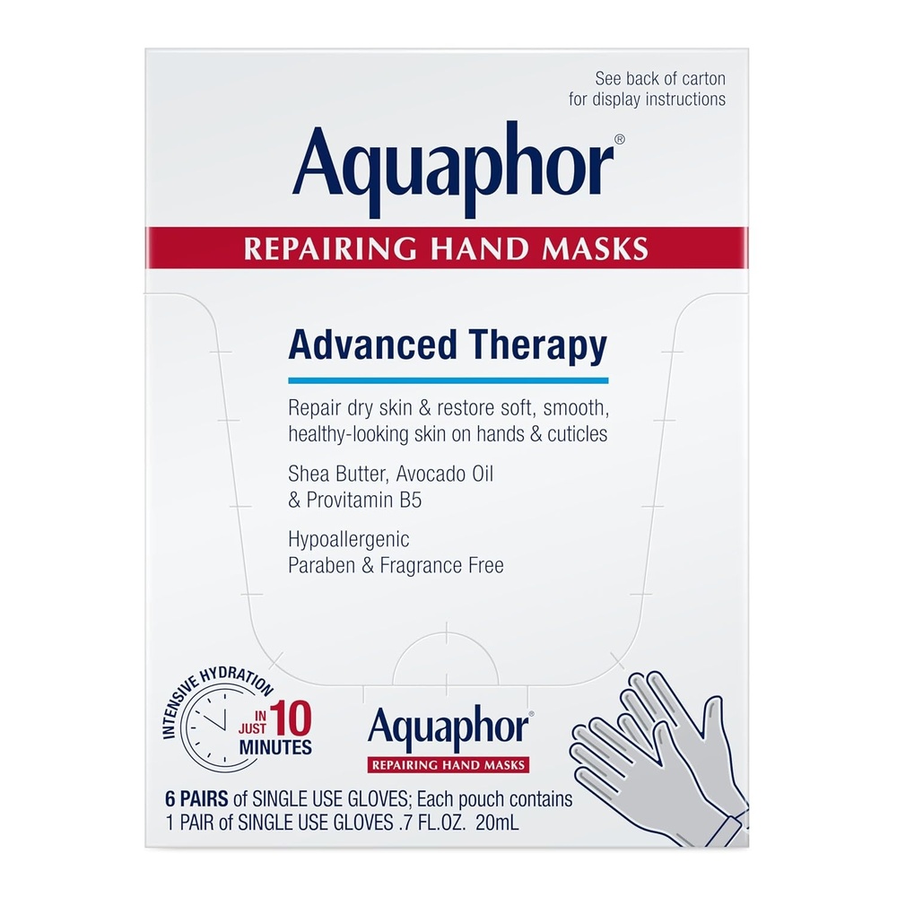image:imageAquaphor Advanced Therapy Repairing Hand Masks 6 Masks x 07 FL OZ1 Count Pack of 6