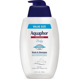 Aquaphor Baby Body Wash and Shampoo, Gentle Formula, 24.4 FL OZ(25.4 Fl Oz (Pack of 1))
