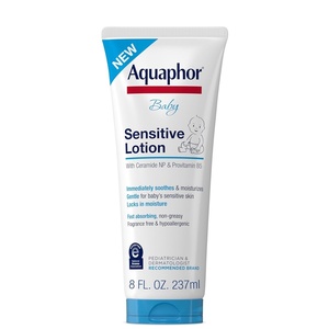 Aquaphor Baby Sensitive Lotion, Gentle Moisturizer, 8 FL OZ(8 Fl Oz (Pack of 1))