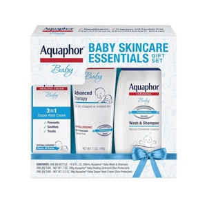 Aquaphor Baby Skin Care Essentials Gift Set, 3 Item Variety Pack(16.9 fluid ounces)