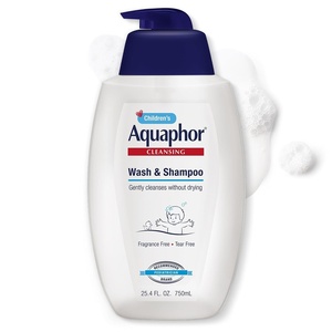 Aquaphor Children’s Body Wash and Shampoo, Fragrance Free, Tear Free Shampoo and Body Wash for Kids, From Pediatrician-Recommended Brand, 25.4 Fl Oz Pump Bottle(25.4 Fl Oz (Pack of 1))