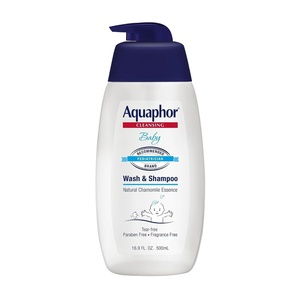 Aquaphor Children’s Body Wash and Shampoo, Fragrance Free, Tear Free Shampoo and Body Wash for Kids, From Pediatrician-Recommended Brand, 25.4 Fl Oz Pump Bottle(16.9 Fl Oz (Pack of 1))