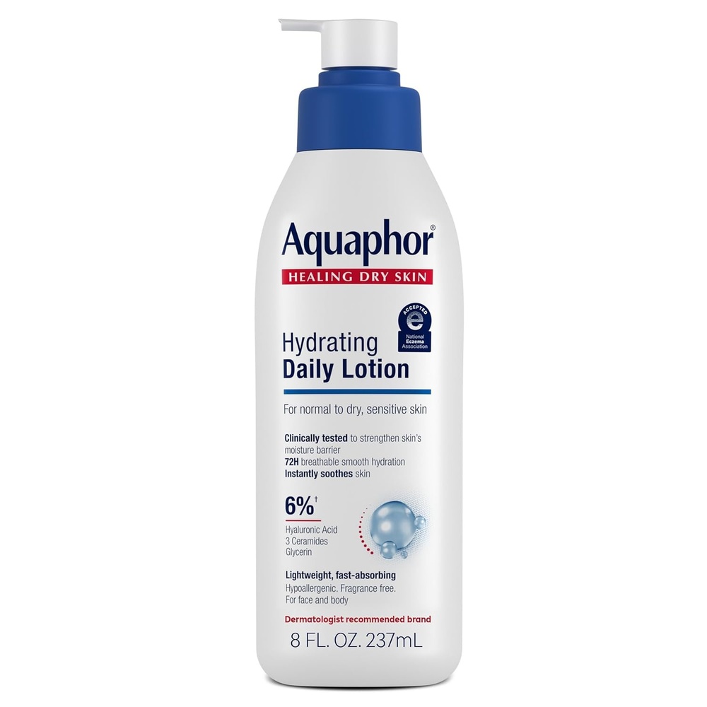 image:imageAquaphor Daily Hydrating Face and Body Lotion with Hyaluronic Acid 8 FL OZ8 Fl Oz Pack of 1