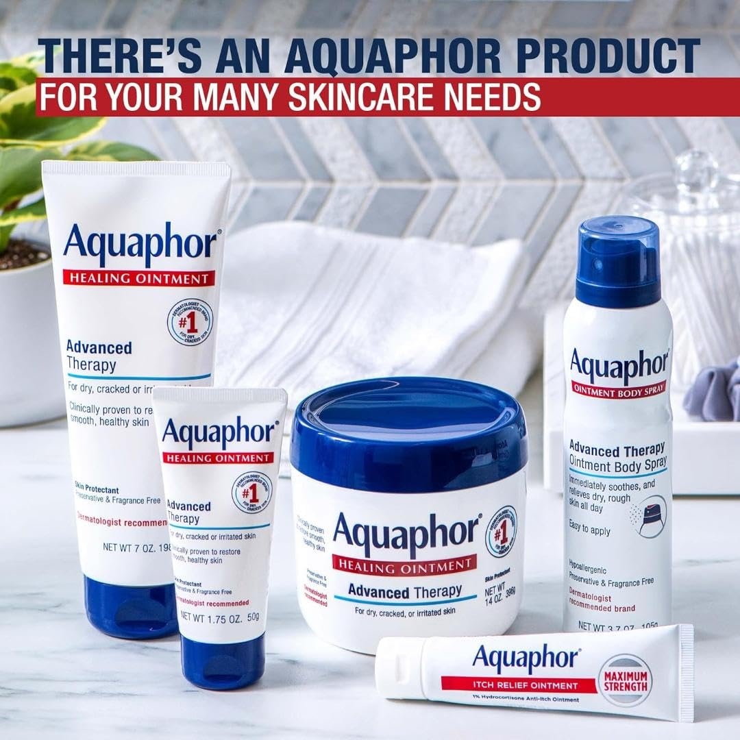 image:imageAquaphor Advanced Therapy Healing Ointment Multipack 4 x 035 OZ075 Ounce Pack of 4