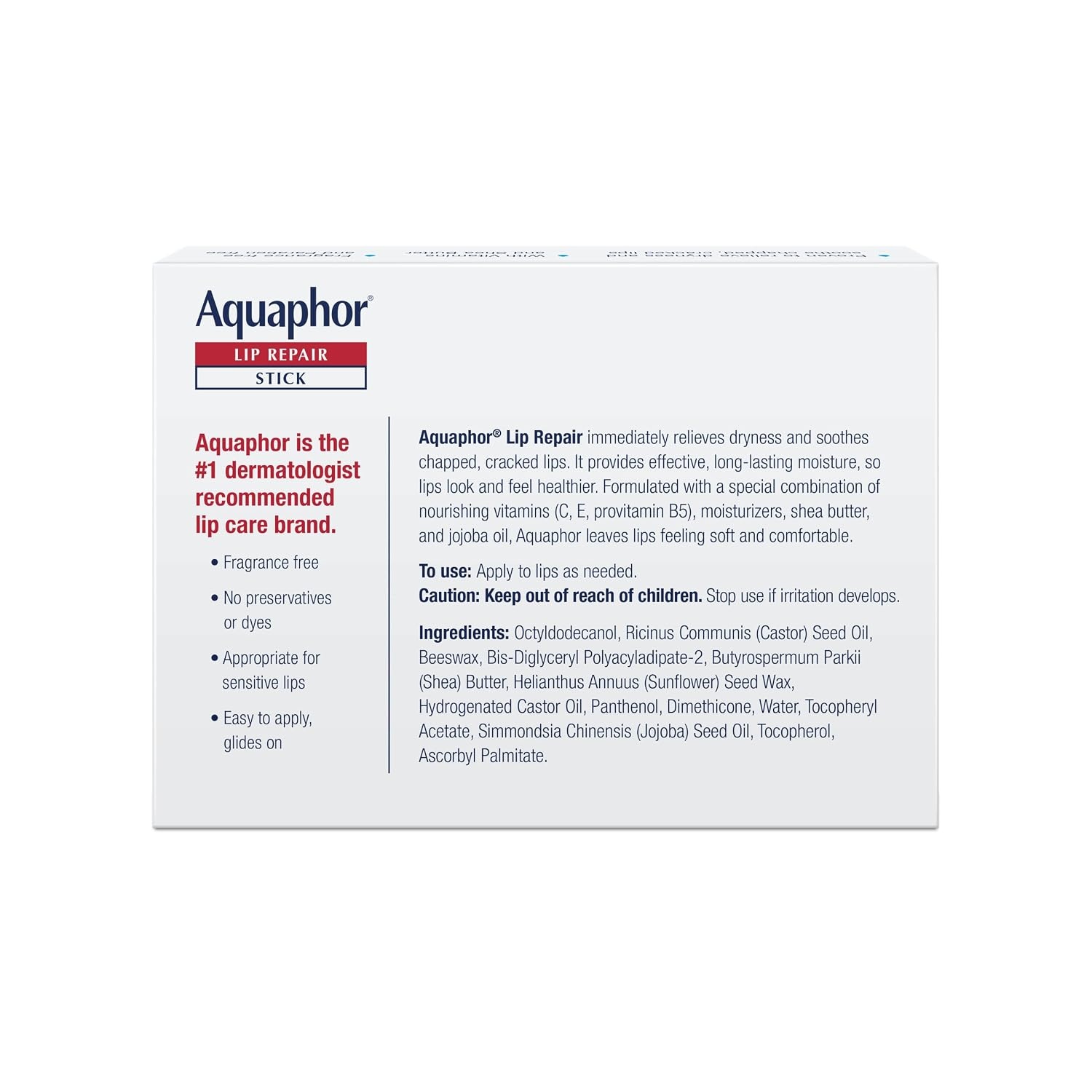 image:imageAquaphor Lip Repair Stick Multipack 4 x 017 OZ017 Ounce Pack of 4