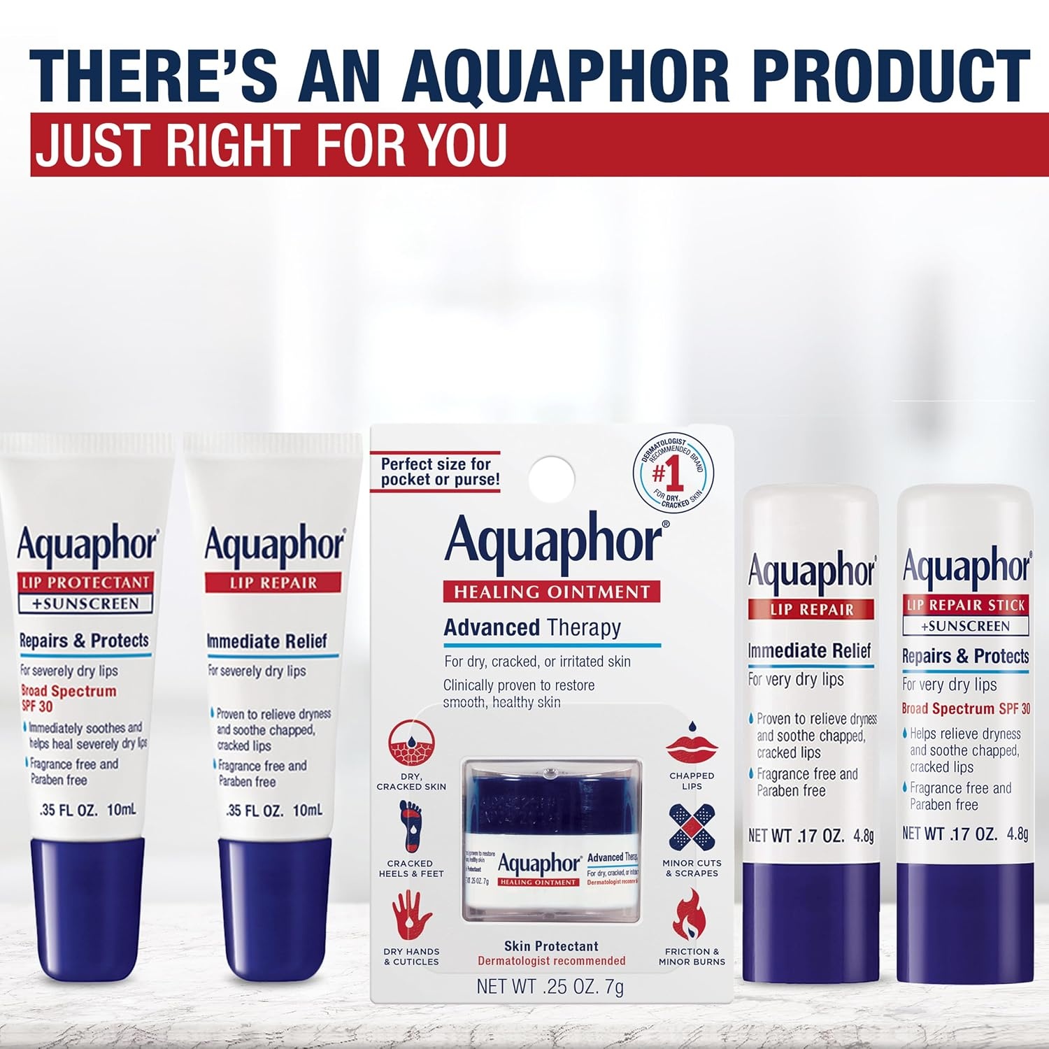 image:imageAquaphor Lip Repair Stick Multipack 4 x 017 OZ017 Ounce Pack of 48