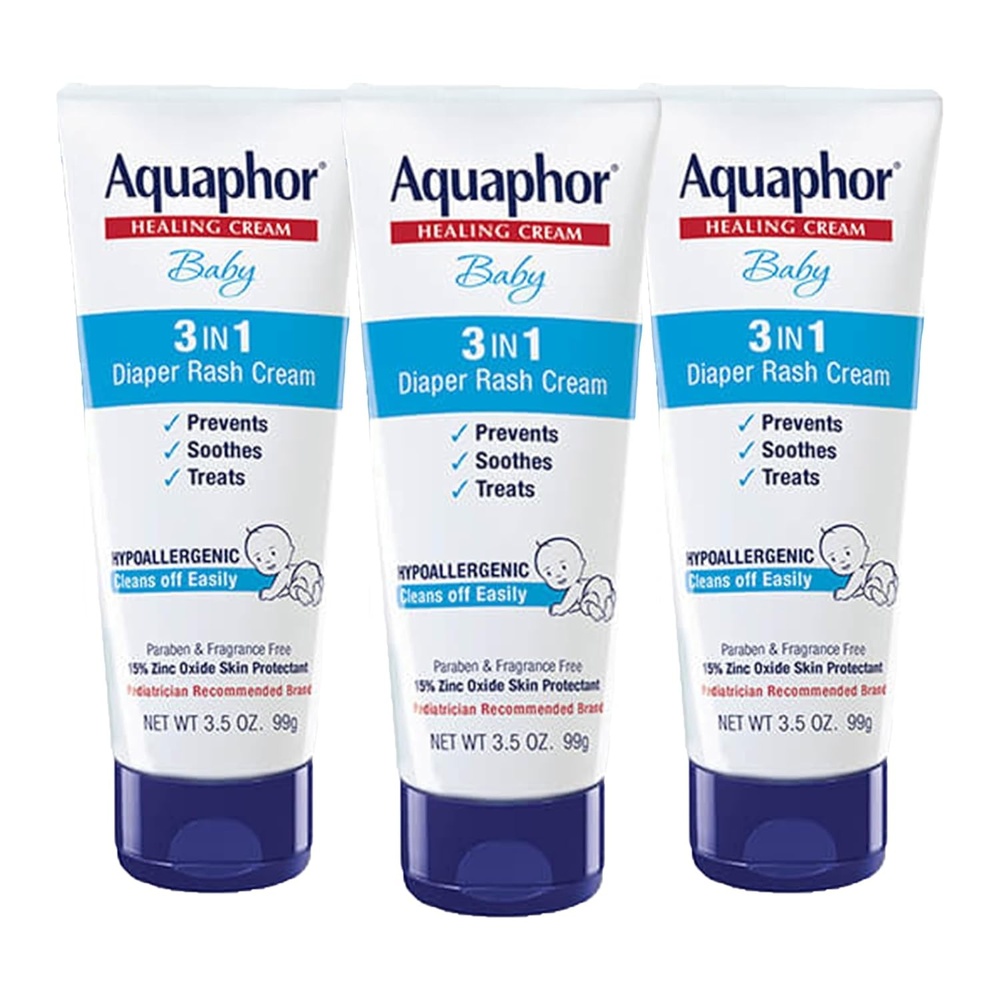 image:imageAquaphor Baby Diaper Rash Cream with Zinc Oxide Multipack 3 x 35 OZ35 Ounce Pack of 3