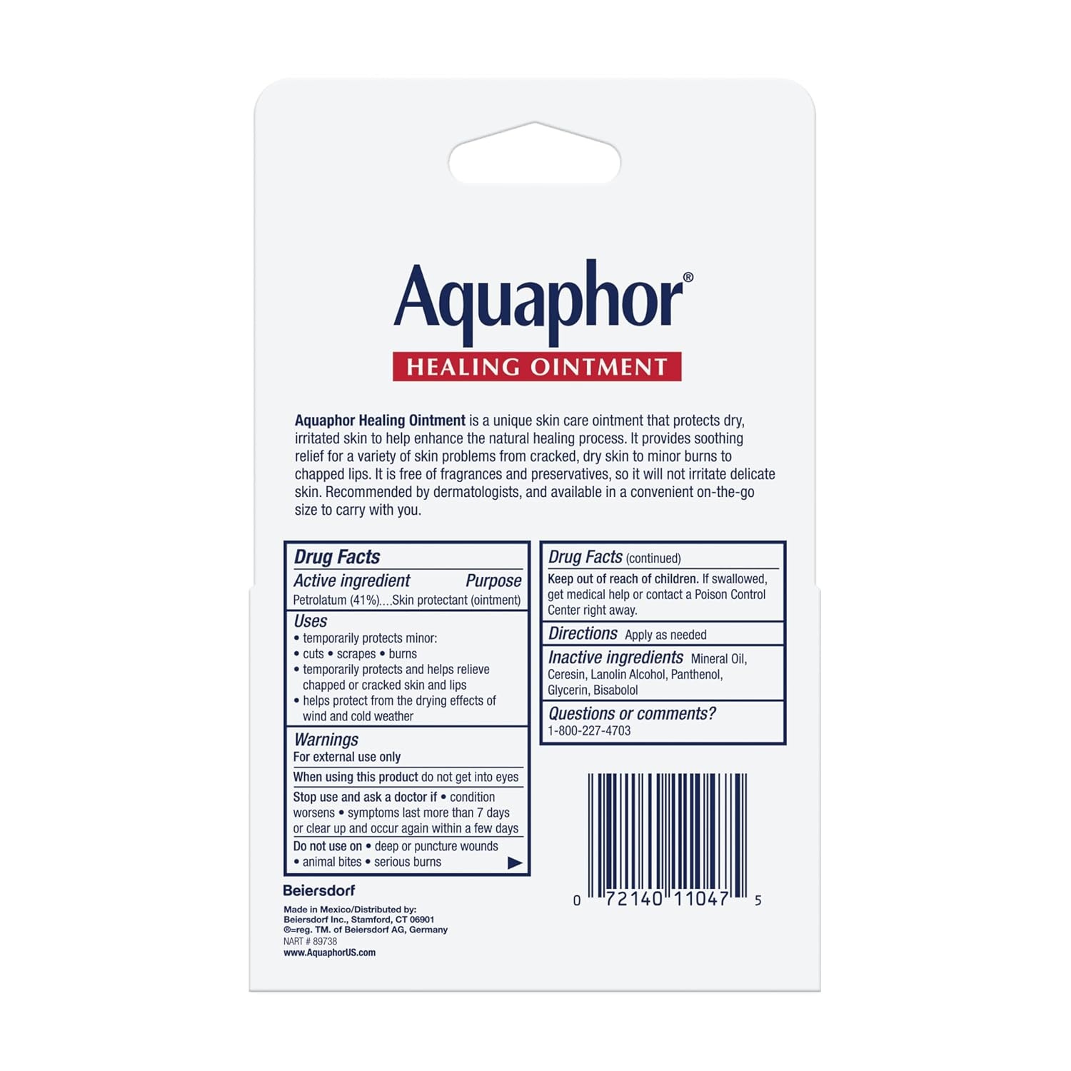 image:imageAquaphor Advanced Therapy Healing Ointment Bulk Pack 48 X 035 OZ