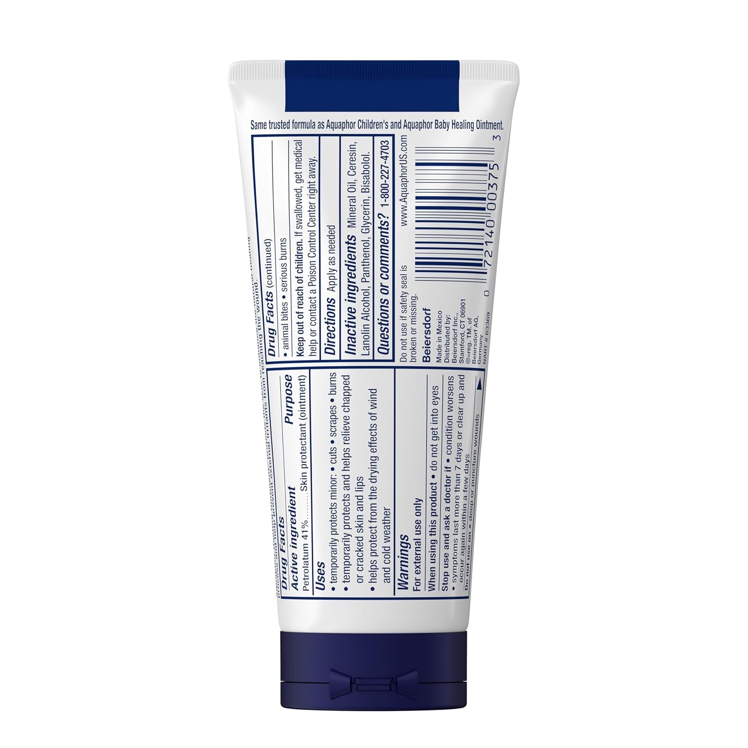 image:imageAquaphor Advanced Therapy Healing Ointment Travel Size 175 OZ
