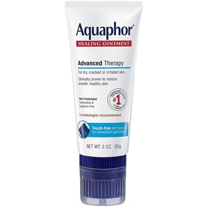 Aquaphor Healing Ointment Advanced Therapy Skin Protectant with Touch-Free Applicator, 3 Oz Tube, Pack of 3
