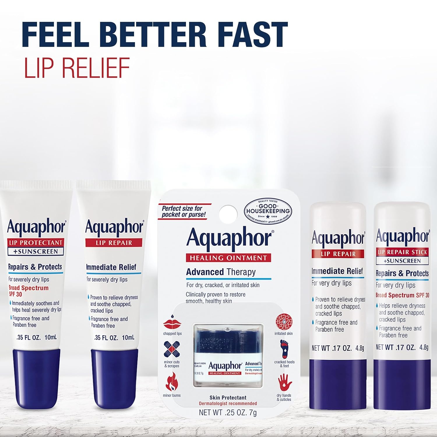 image:imageAquaphor Lip Protectant and Sunscreen Ointment SPF 30 035 FL OZ